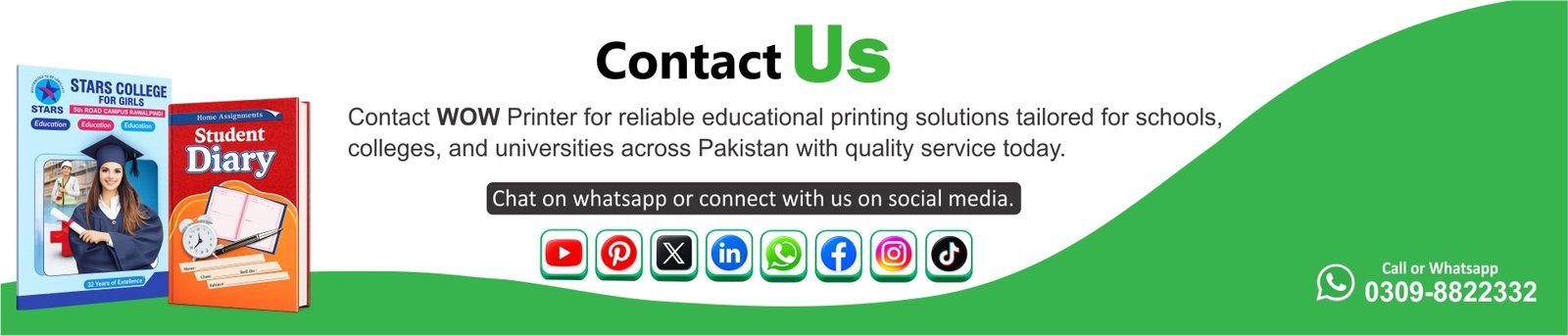 WOW Printer Contact Us banner