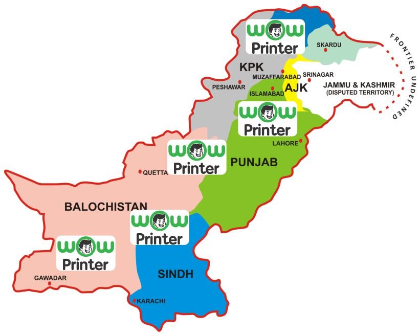 WOW Printer educational printing network across Pakistan