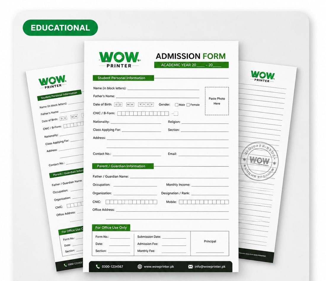 Admission Forms